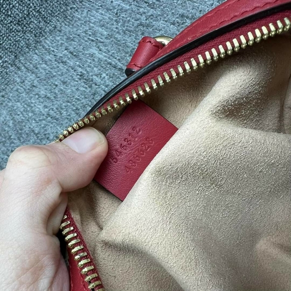 100% Authentic GUCCI Boston Blue&Red Blooms Canvas Satchel 650-102224 - Picture 16 of 16